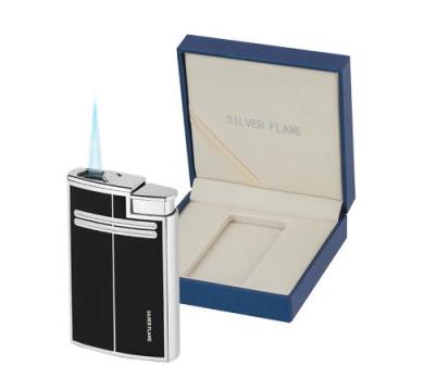 Метална запалка Silver Flame