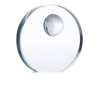 Стъклен плакет с глобус