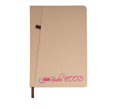 Бележник с текстилни корици