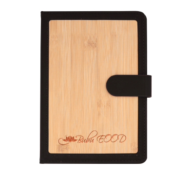 Бележник А5 с бамбукова корица