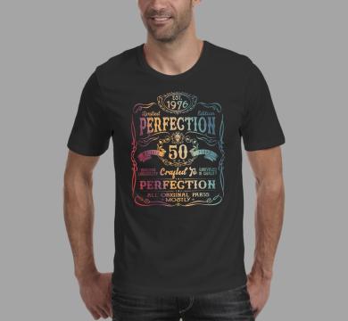 Тениска с щампа Limited Edition Perfection – Персонализирана възраст
